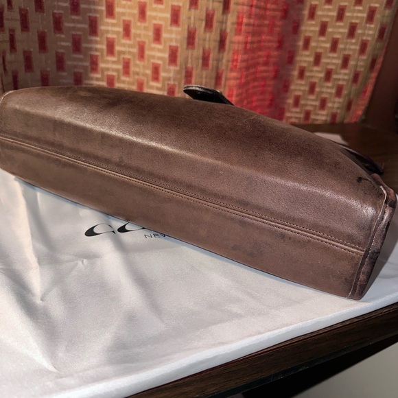 Authentic Vintage Coach Double Flap Briefcase bag, turn lock closure - Picture 4 of 5